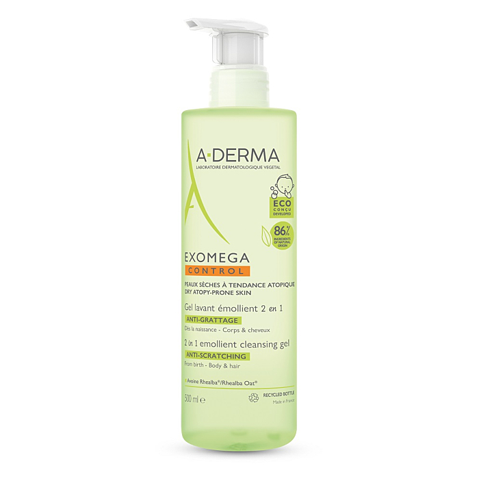 A-Derma Exomega Control Żel-emolient do mycia 2w1