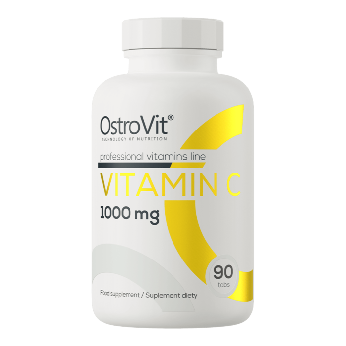 OstroVit Witamina C 1000 mg 90 tabs Kwas L-Askorbinowy Odporność