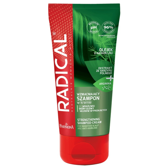 Farmona Radical wzmacniający szampon w kremie do wrażliwej skóry głowy i włosów wypadających, 200ml
