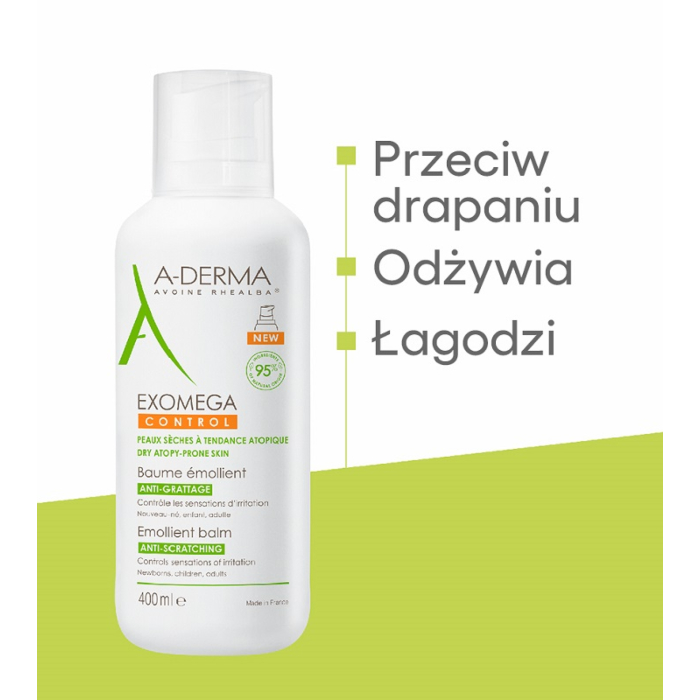 A-Derma Exomega Control Balsam emolient, 400 ml