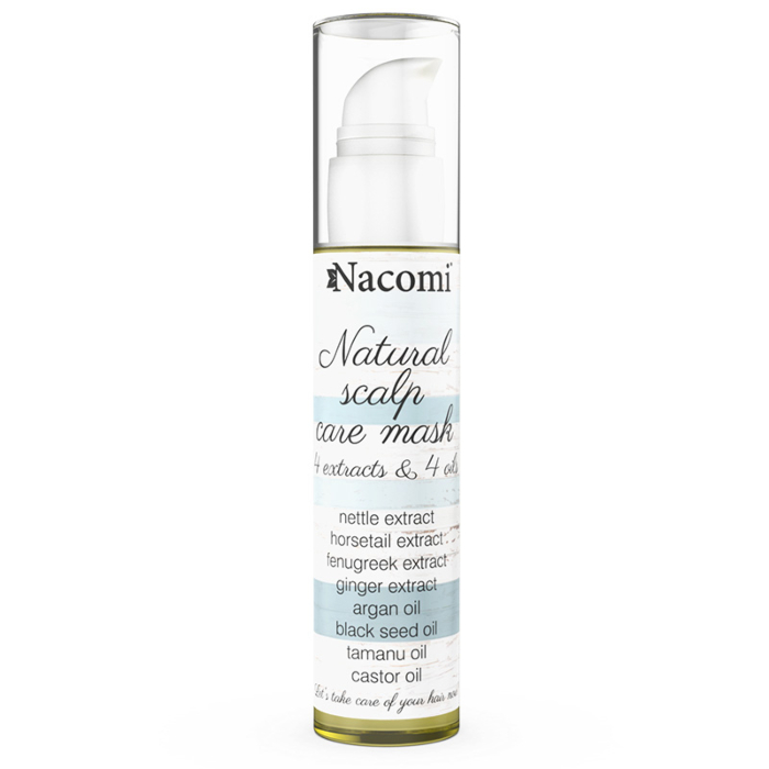 Nacomi Natural Scalp Care Mask naturalna maska do pielęgnacji skóry głowy, 50ml