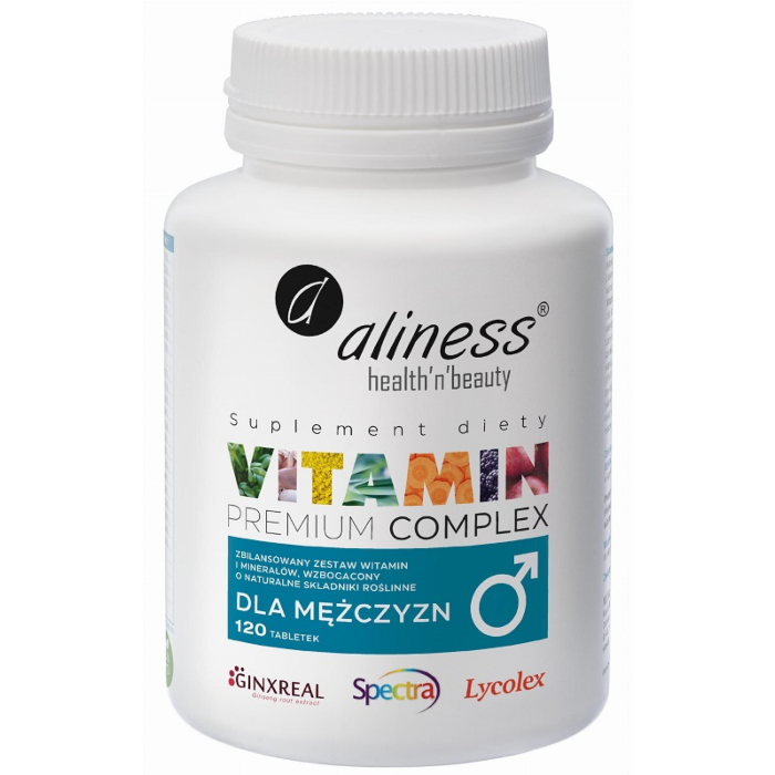 Aliness Premium Vitamin Complex Dla Mężczyzn, Tabletki