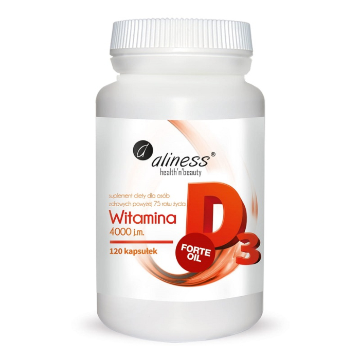 Aliness Witamina D3 Forte 4000 j.m., Kapsułki