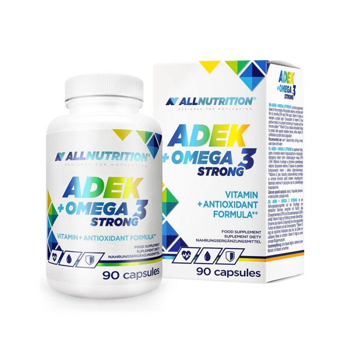 Allnutrition ADEK + Omega 3 Strong, Kapsułki