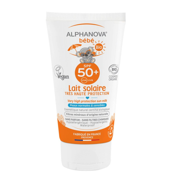 Alphanova Bebe Przeciwdo opalania Spray o Wysokim Filtrze SPF 50+ 