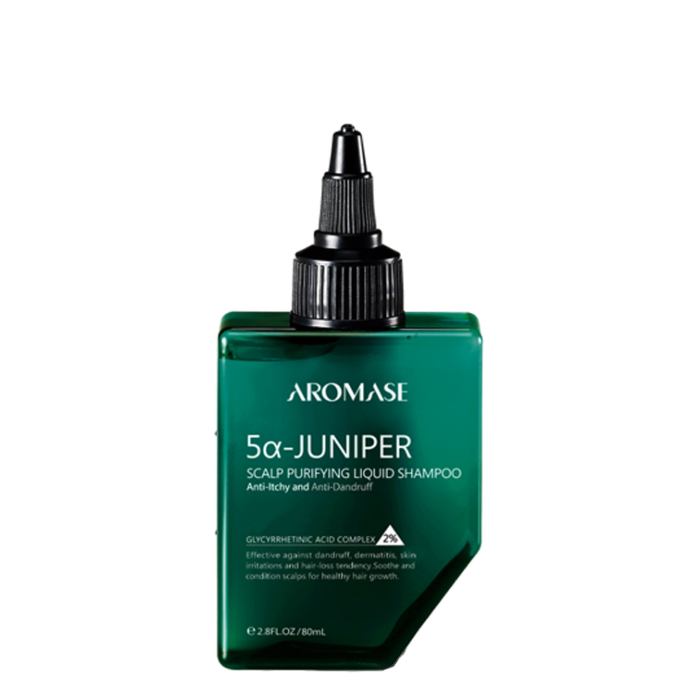 Aromase 5α Juniper Scalp Purifying Peeling - płyn oczyszczający do każdego typu skóry głowy, 80 ml