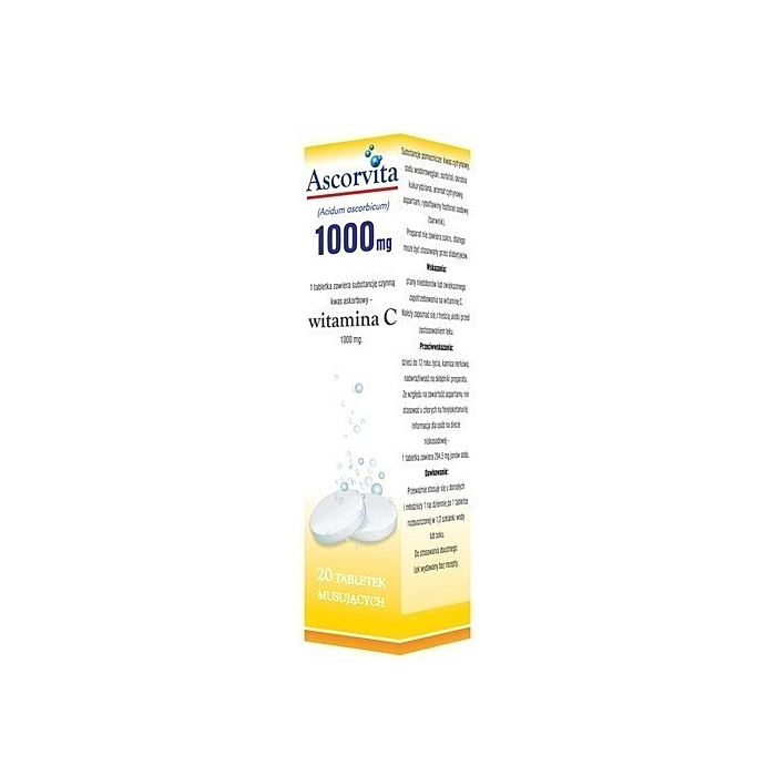 Ascorvita 1000 mg Tabletki musujące 
