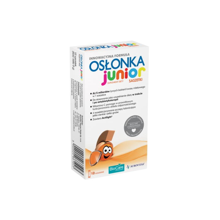 Osłonka Junior, Probiotyk dla dzieci powyżej 3. roku życia i dorosłych, Saszetki
