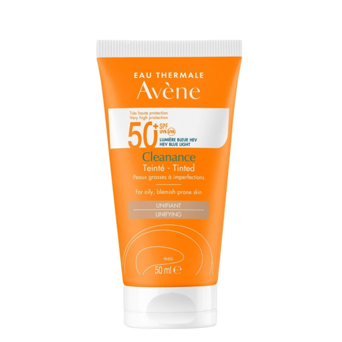 Avène Sun Bardzo Wysoka Ochrona Przeciwsłoneczna Cleanance koloryzujący SPF50+ 