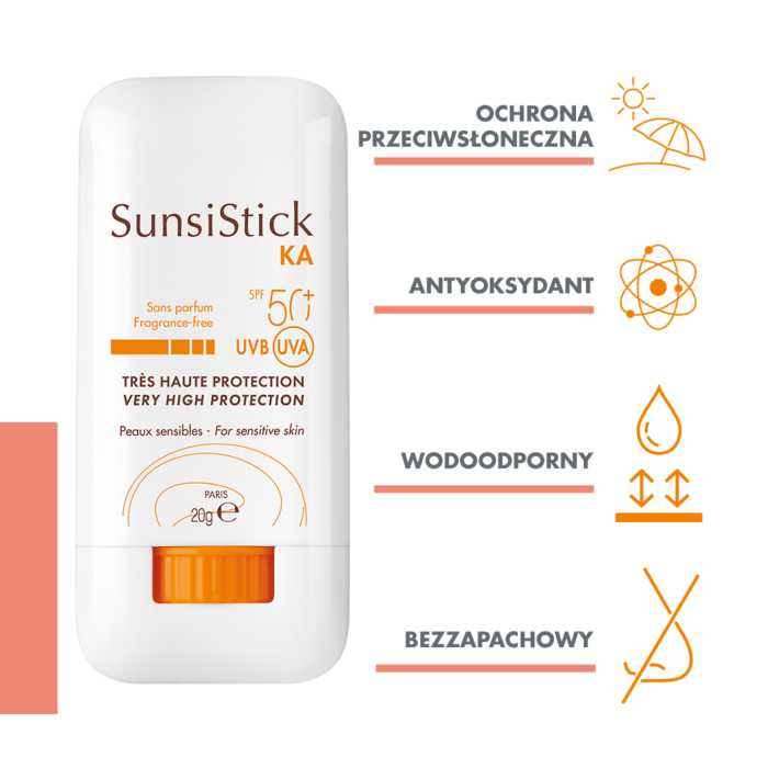 Avène Sunsistick KA Sztyft ochronny SPF50+