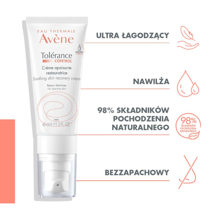Avène Tolerance Control Krem łagodząco-regenerujący