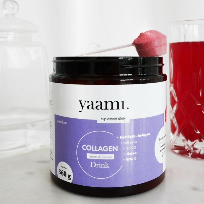 Lullalove Collagen drink sport &beauty - malinowo-żurawinowy