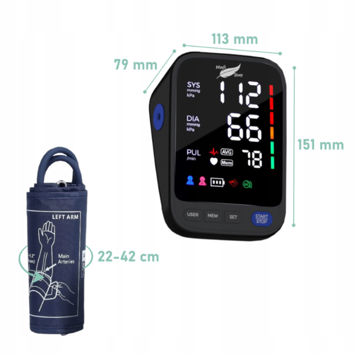 Medi Sleep ciśnieniomierz naramienny elektroniczny fc-bp113 dla dorosłych