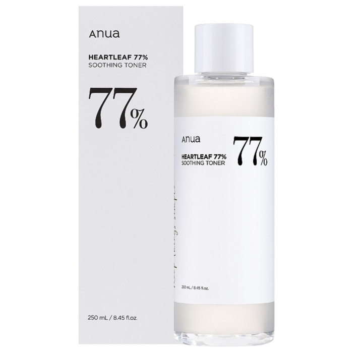 Anua Heartleaf 77% Soothing Toner, Łagodzący tonik do twarzy, 250ml