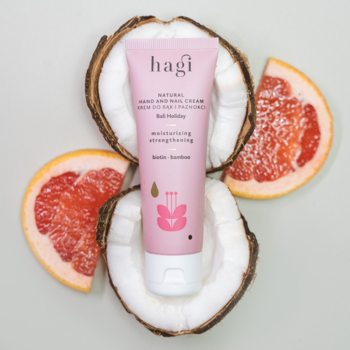 Hagi Wakacje na Bali Naturalny krem do rąk nawilżająco wzmacniający, 50 ml