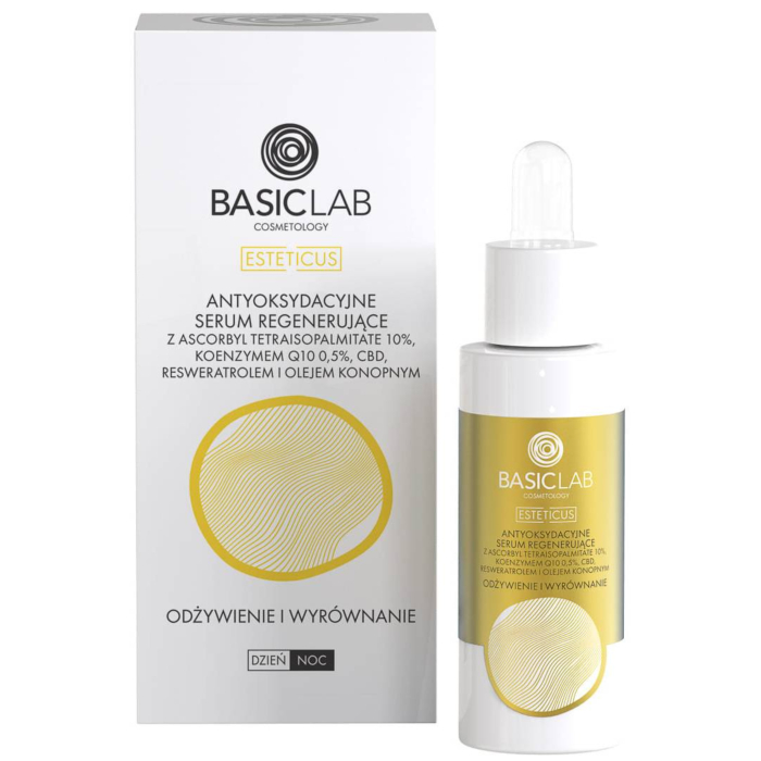 BasicLab Esteticus Serum regenerujące z witaminą C 10% i koenzymem Q10 0,5%