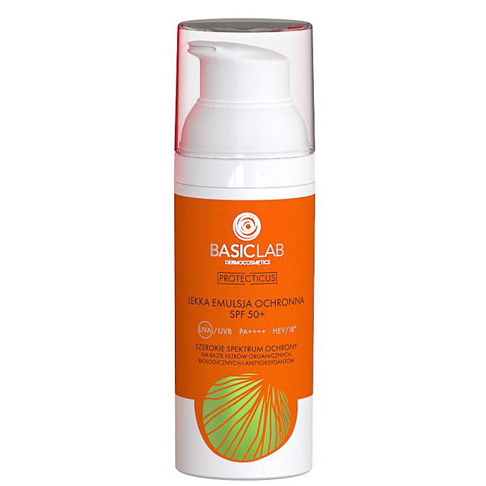 BasicLab Protecticus Lekka emulsja ochronna SPF50+