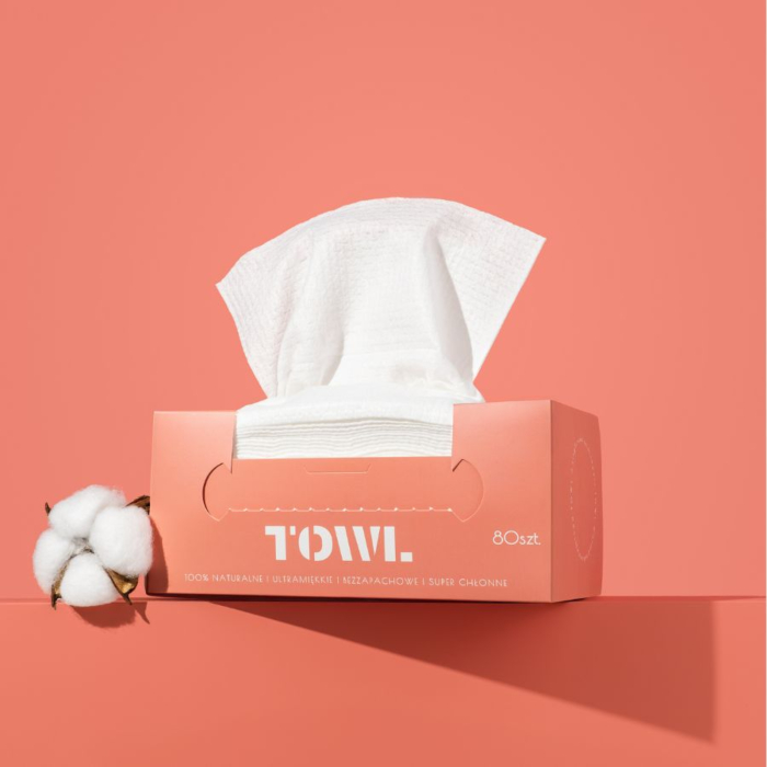 TOWL Waffle ręczniki jednorazowe do twarzy