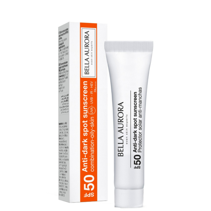 Bella Aurora Żel-krem ochronny do skóry tłustej i mieszanej SPF50+, 10 ml