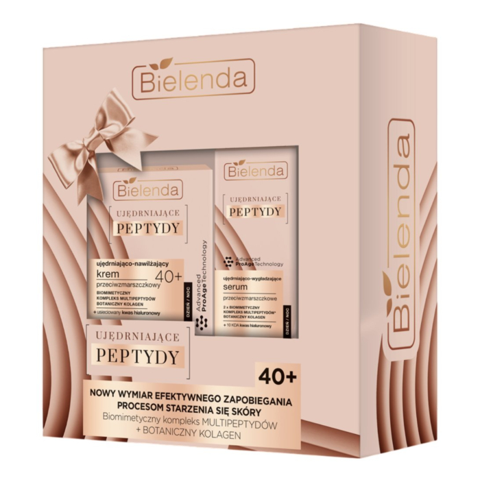 Bielenda Ujędrniające peptydy 40+ Zestaw kosmetyków do twarzy