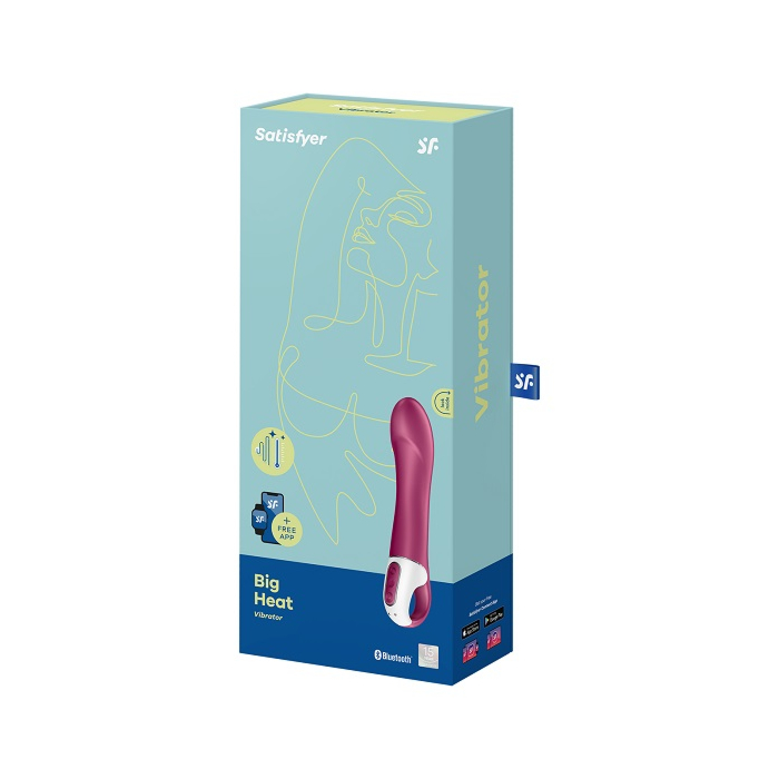Satisfyer Masażer Big Heat Connect App Masażer intymny