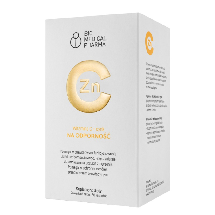 Bio Medical Pharma Witamina C + Cynk na Odporność Kapsułki