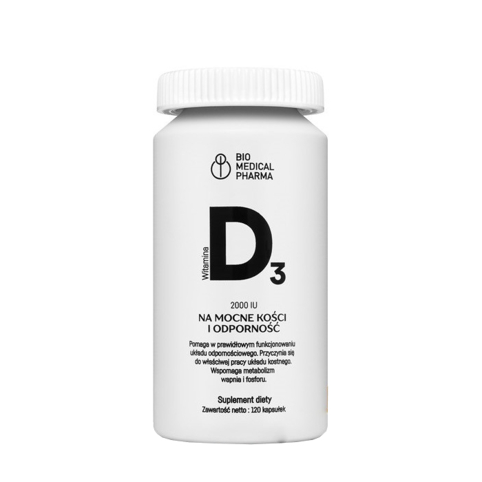 Bio Medical Pharma Witamina D3 2000 IU Kapsułki