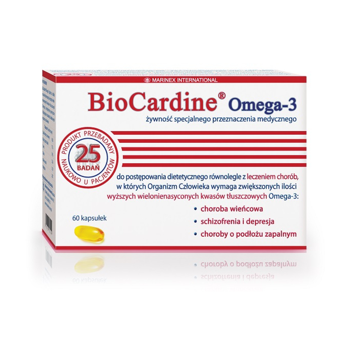 Biocardine Omega-3, 60 Kapsułek