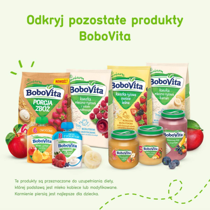 Bobovita Deser jabłka z delikatnym bananem