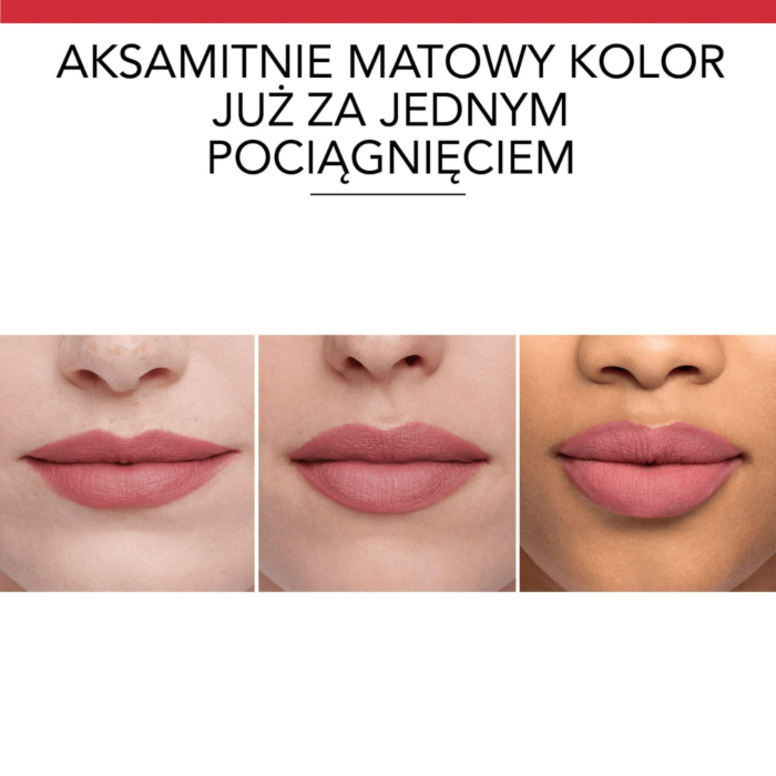 Bourjois Rouge Velvet Pomadka do ust, 02 Flaming Rose