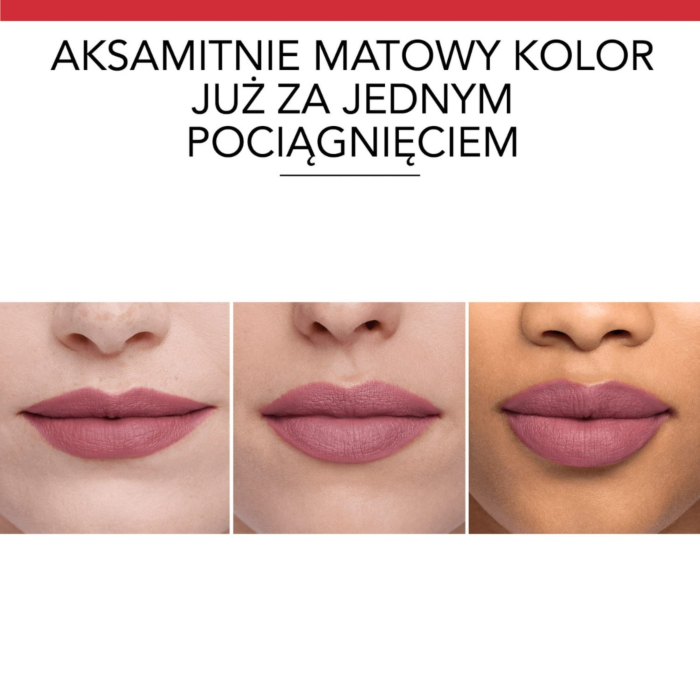 Bourjois Rouge Velvet Pomadka do ust, 19 Place Des Roses