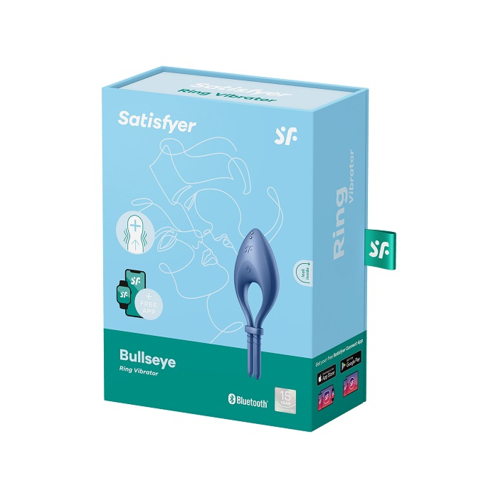 Satisfyer Bullseye Connect App Blue pierścień erekcyjny
