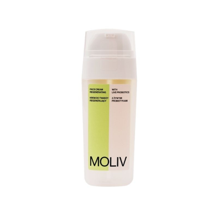 Moliv Krem do twarzy z żywymi probiotykami. Regenerujący. 30ml