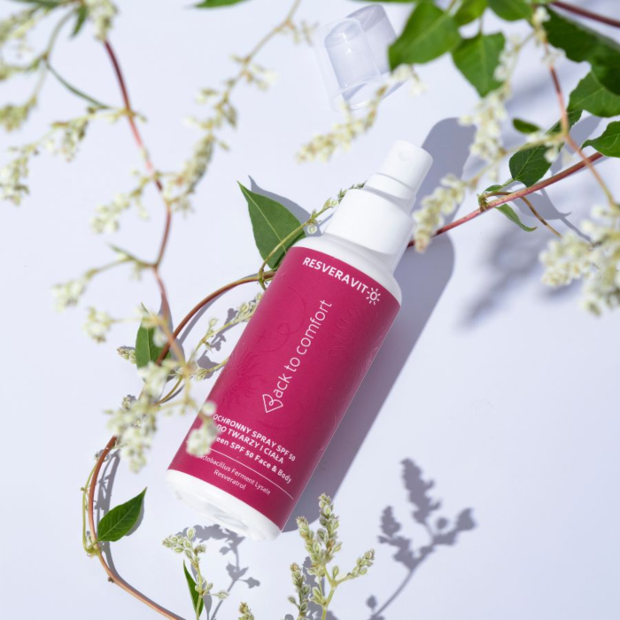 Back To Comfort Krem w sprayu SPF 50