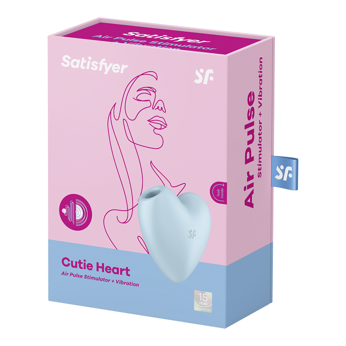 Satisfyer Masażer Cutie Heart Blue Masażer intymny