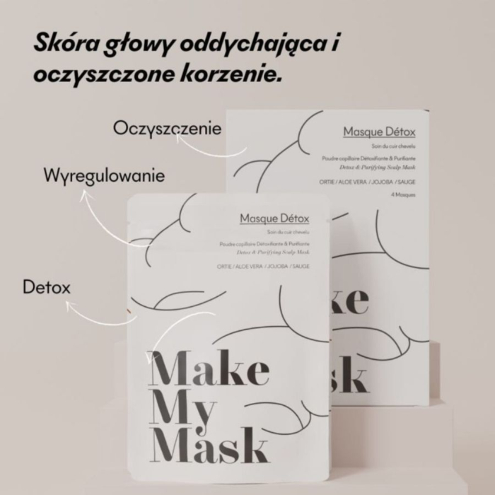 Make My Mask Maska oczyszczająca skórę głowy przeciw przetłuszczaniu włosów