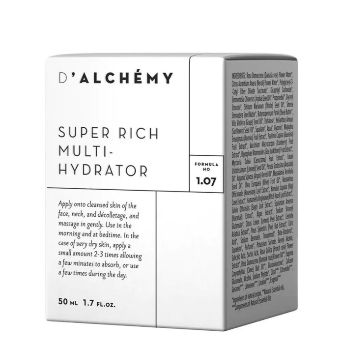 D'Alchemy Super Rich Multi-Hydrator Bogaty krem do cery przewlekle suchej, 50 ml