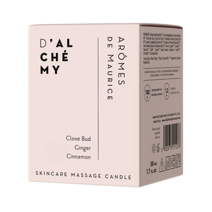D Alchemy Świeca do Masażu i pielęgnacji skóry Aromaty Mauritiusa
