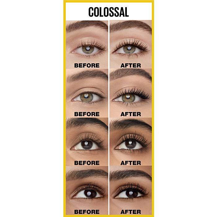 Maybelline Volume Express Colossal Tusz do rzęs, 100% Black