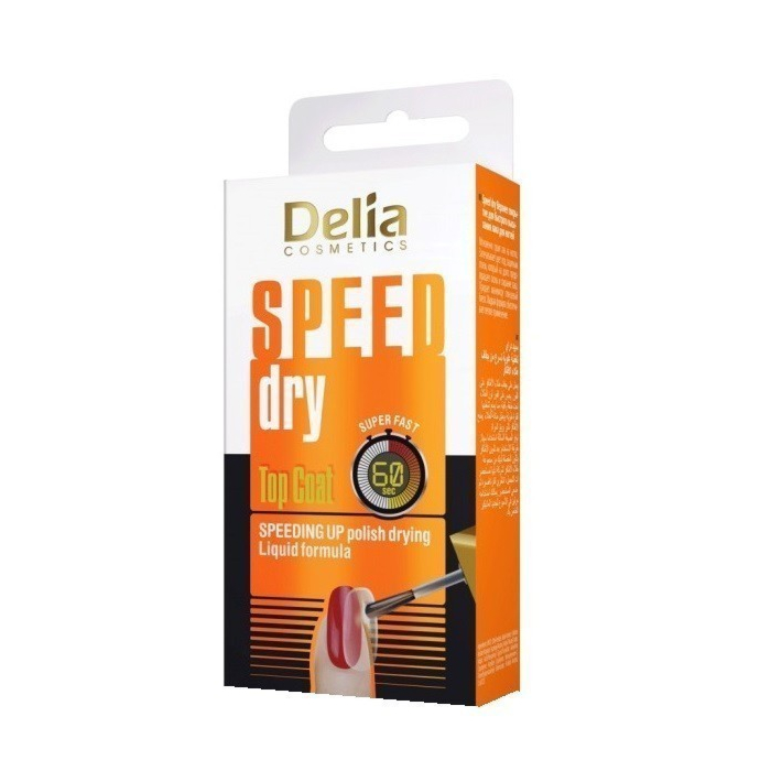 Delia Coral Top Coat do paznokci Speed Dry