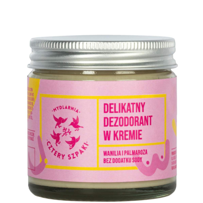 Mydlarnia Cztery Szpaki Delikatny dezodorant w kremie
