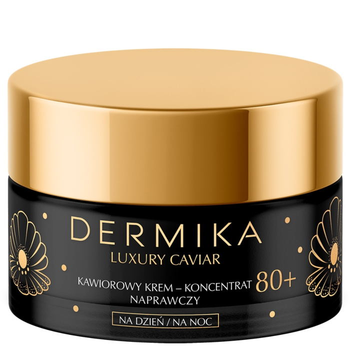 Dermika Luxury Caviar Kawiorowy krem koncentrat naprawczy 80+ na dzień i na noc