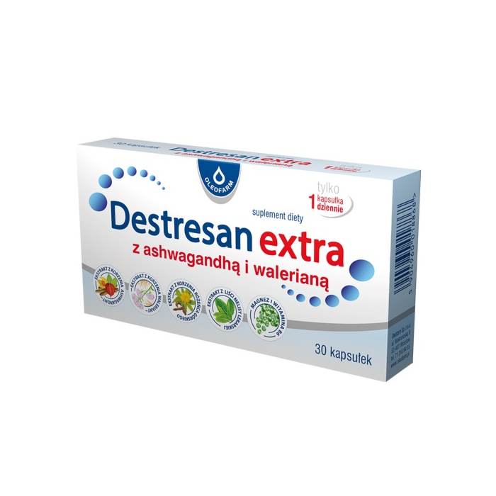 Destresan Extra z Ashwagandhą i Walerianą, Kapsułki