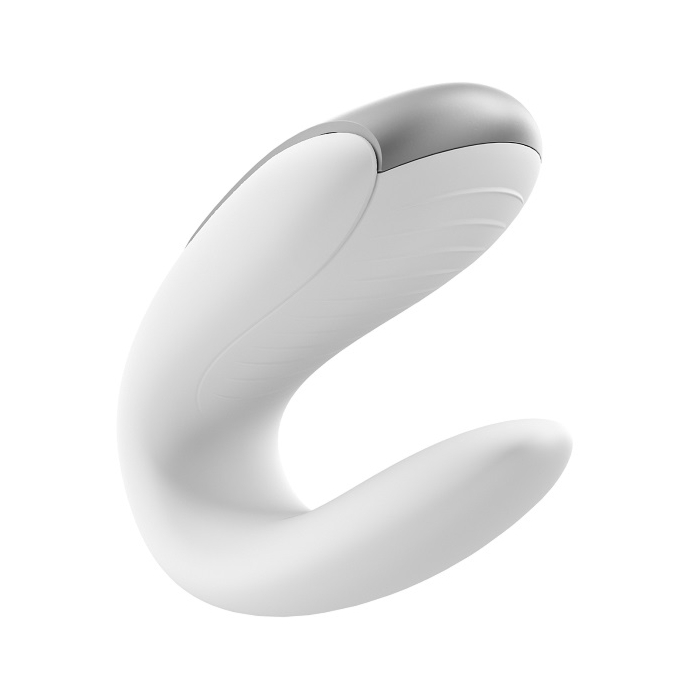 Satisfyer Double Fun Connect App White masażer intymny dla par