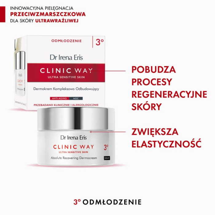 Dr Irena Eris Clinic Way 3° Dermokrem na noc