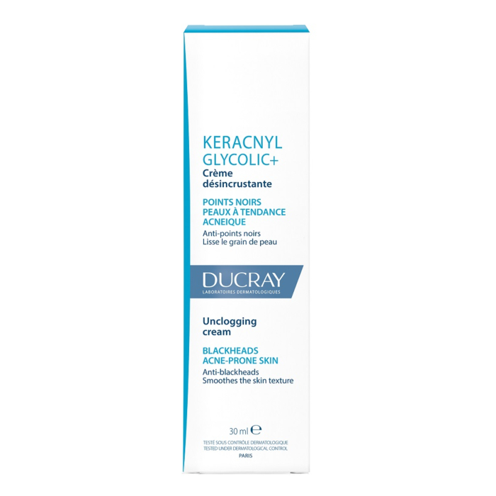 Ducray Keracnyl Glycolic+ Krem redukujący zaskórniki i krostki