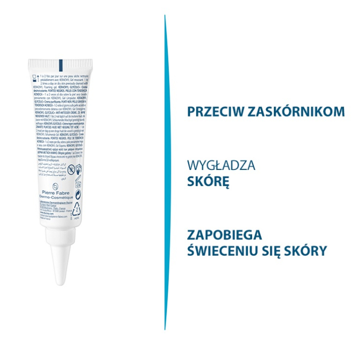 Ducray Keracnyl Glycolic+ Krem redukujący zaskórniki i krostki