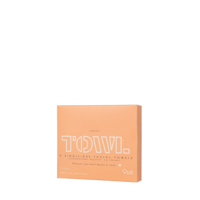TOWL Pearl ręczniki jednorazowe do twarzy travel-size