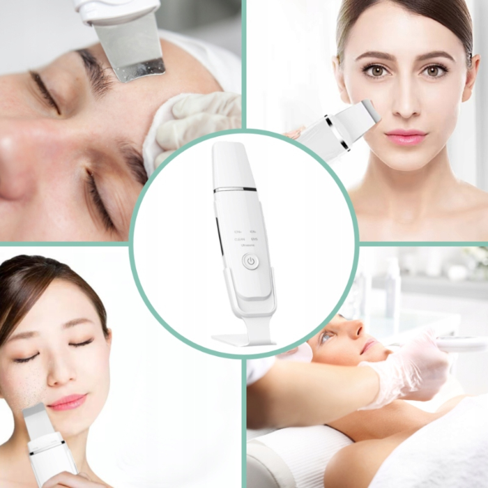 Medi Sleep peeling kawitacyjny bezprzewodowy ems ion ultradźwięki oczyszczanie twarzy