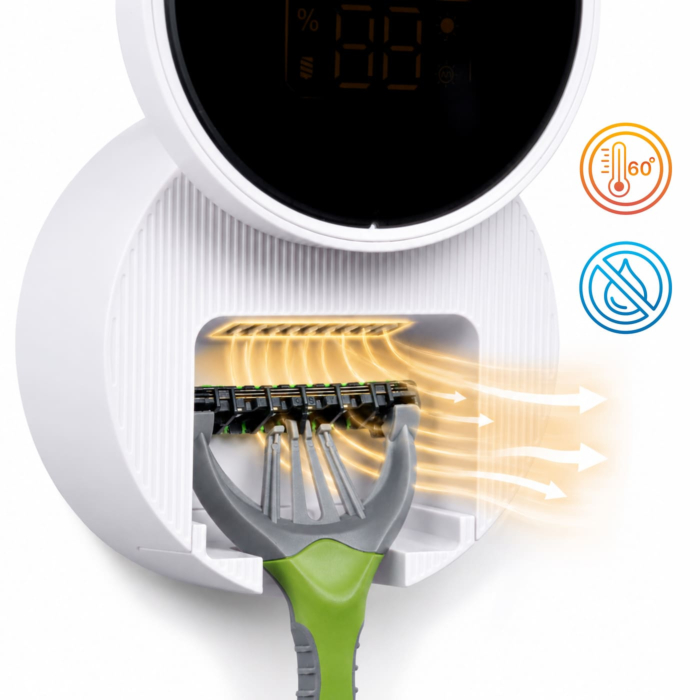 ZENT Uveo Plus Sterylizator UV i uchwyt do szczoteczek z suszeniem ThermoDry i czujnikiem ruchu